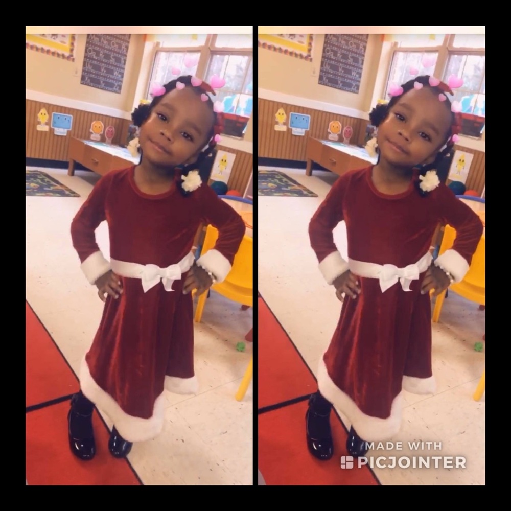 Super cute red and white dress worn once